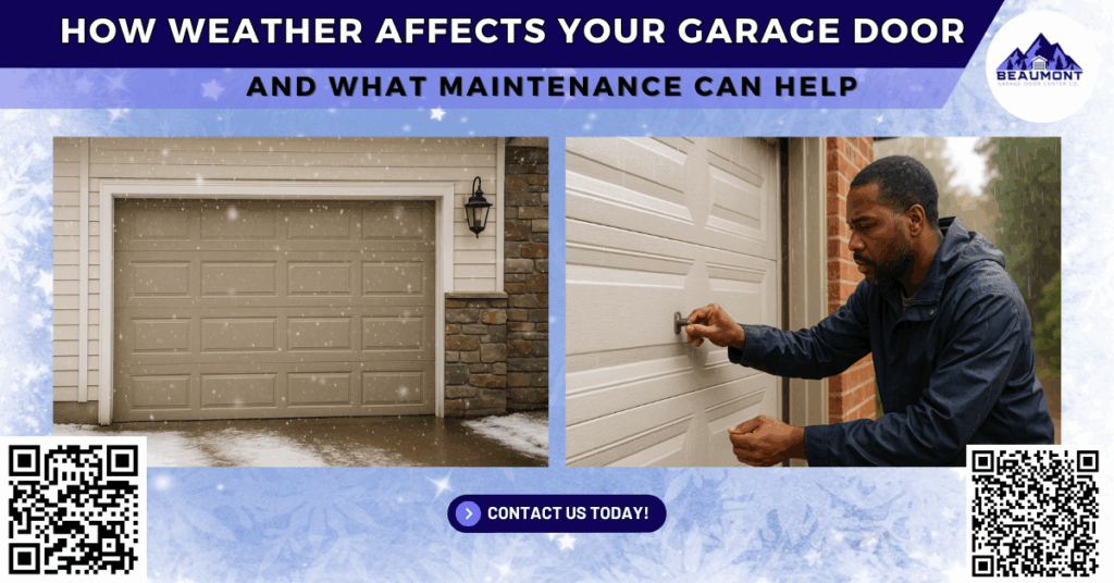 How Weather Affects Your Garage Door, And What Maintenance Can Help - Beaumont Garage Door Center Co.