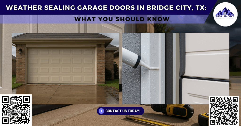 Weather Sealing Garage Doors in Bridge City, TX: What You Should Know - Beaumont Garage Door Center Co.