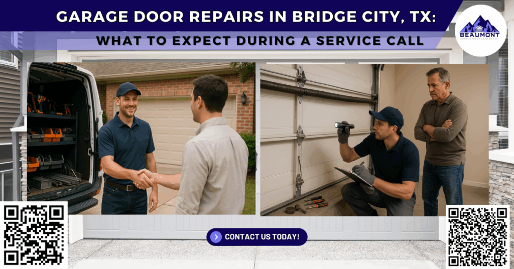 Garage Door Repairs in Bridge City, TX: What to Expect During a Service Call - Beaumont Garage Door Center Co.