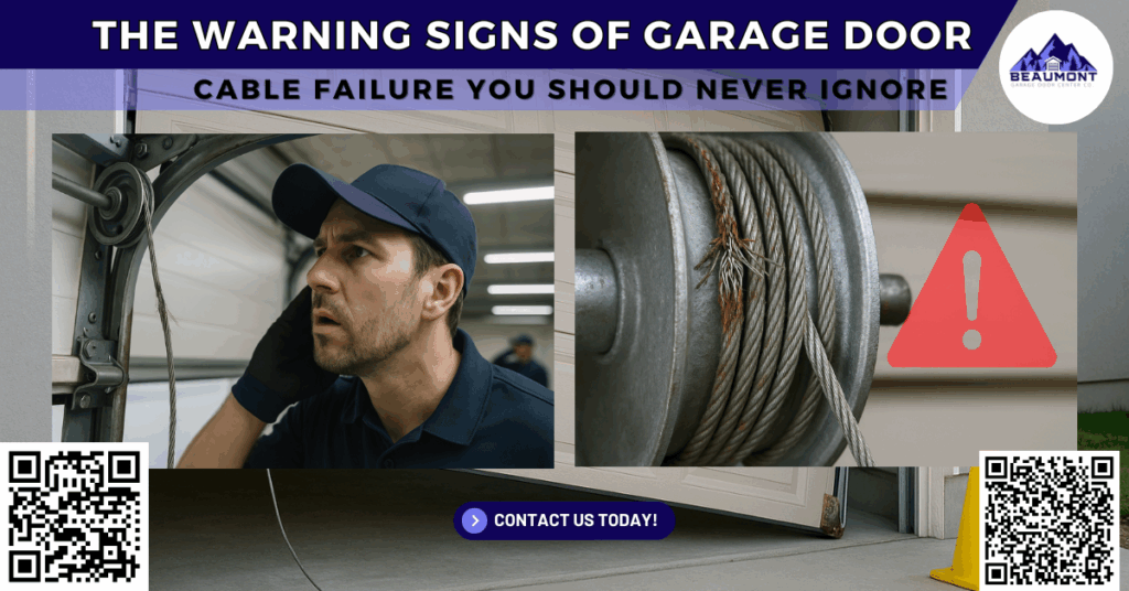 The Warning Signs of Garage Door Cable Failure You Should Never Ignore - Beaumont Garage Door Center Co.