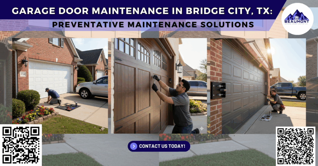 Garage Door Maintenance in Bridge City, TX: Preventative Maintenance Solutions - Beaumont Garage Door Center Co.